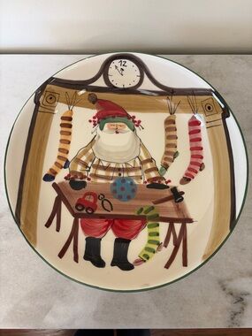 Vietri Made in Italy Ceramic Bowl  - Santa Claus